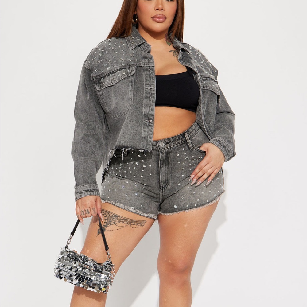 Grey Denim Jacket